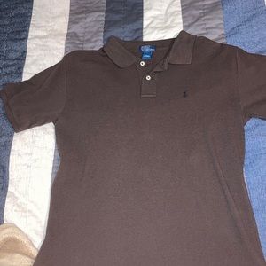 Brown Polo collard shirt